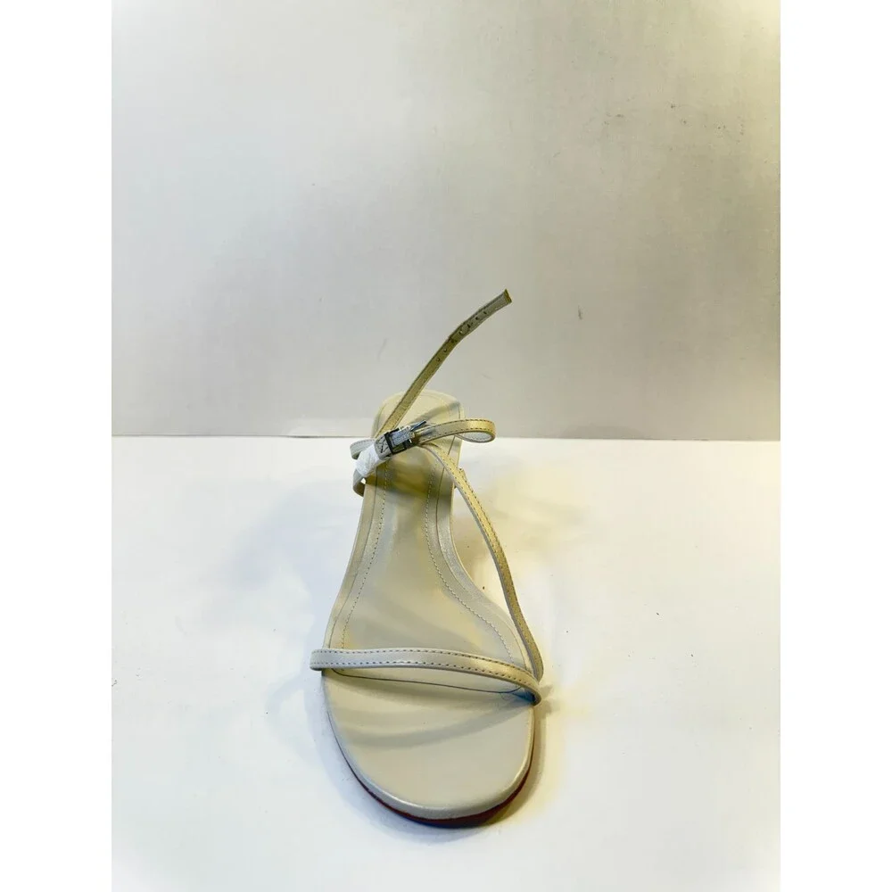 Schultz Womens Sandals Leather Ivory US 8.5
